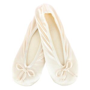 Isotoner Women's Satin Classic Ballerina Slippers
